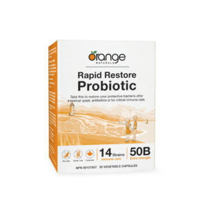 Orange Naturals Rapid Restore Probiotics bottle