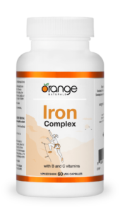 Orange Naturals Iron Complex bottle