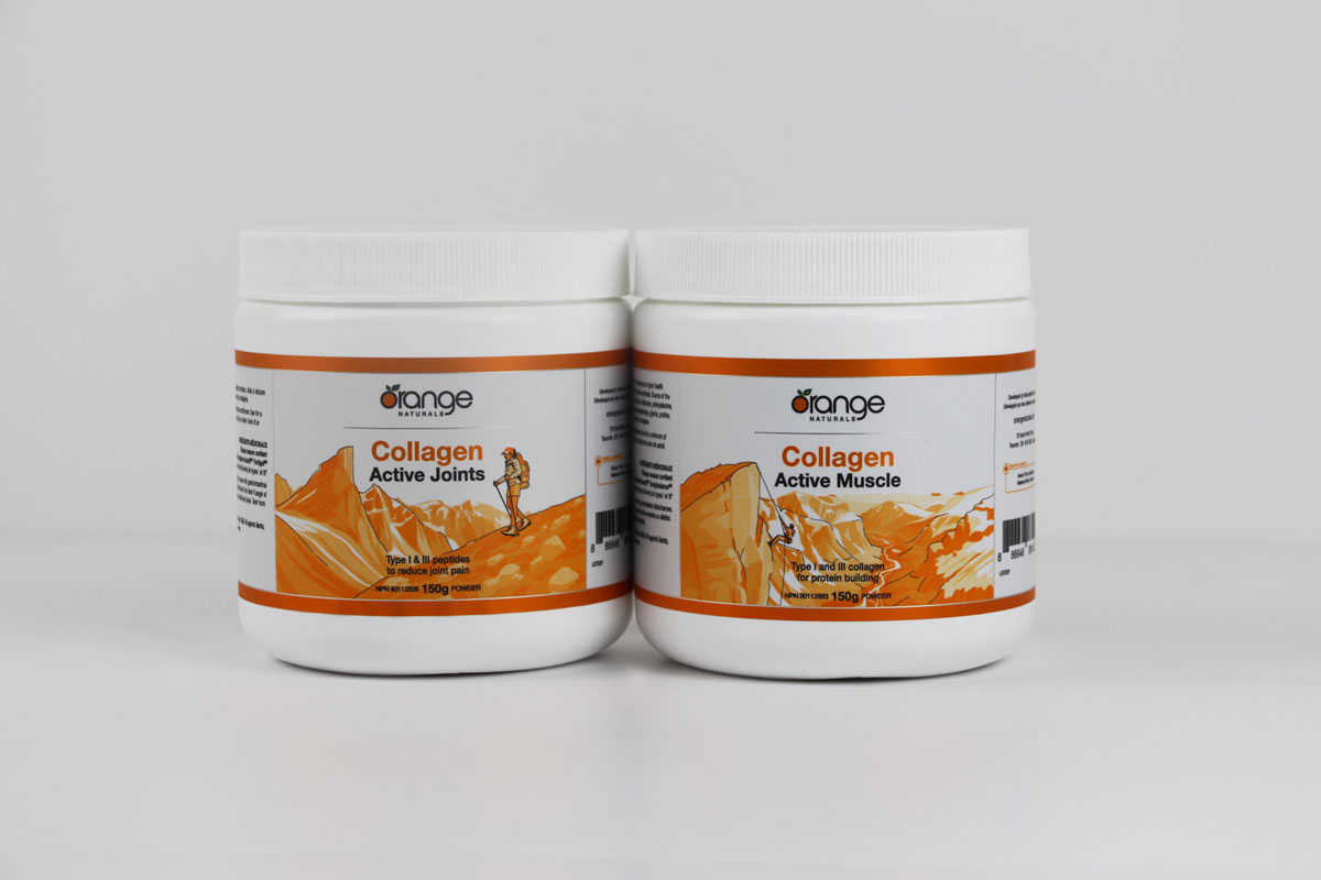 Orange Naturals New Collagen Powders