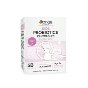 Orange Naturals Kids Probiotics Chewables bottle