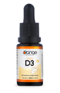 Orange Naturals Kids D3 400IU bottle image