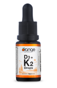 D3 + K2 Drops 250IU/30mcg orange flavour MCT