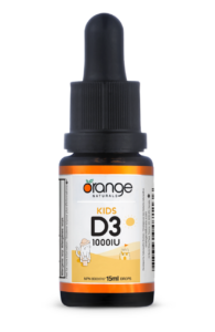 Orange Naturals Kids D3 1000IU bottle image