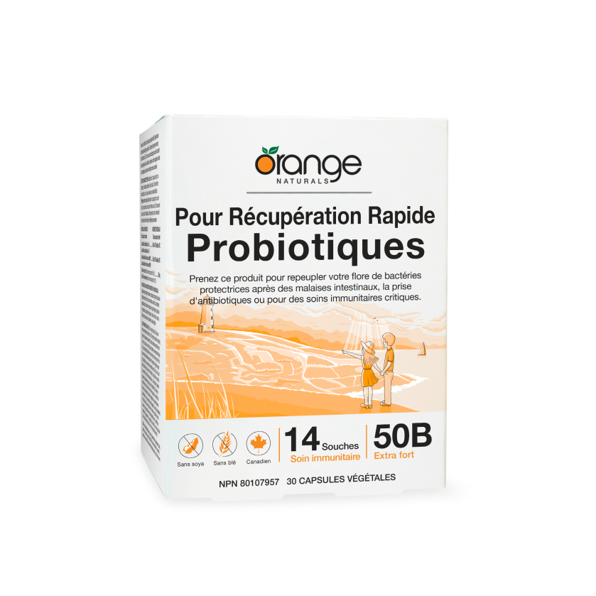 Pour récupération rapide probiotiques 50B