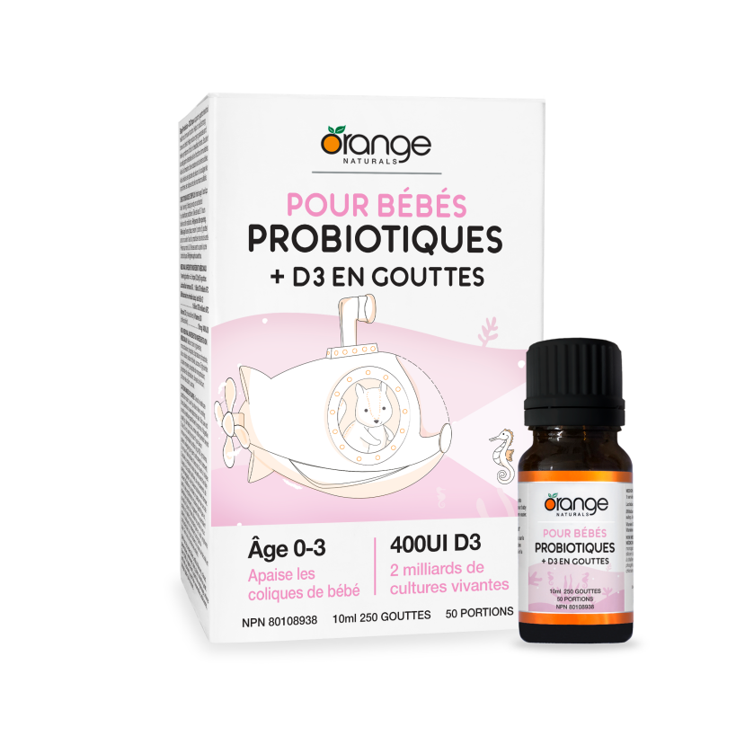 Pour Bébés Probiotique + D3 en gouttes