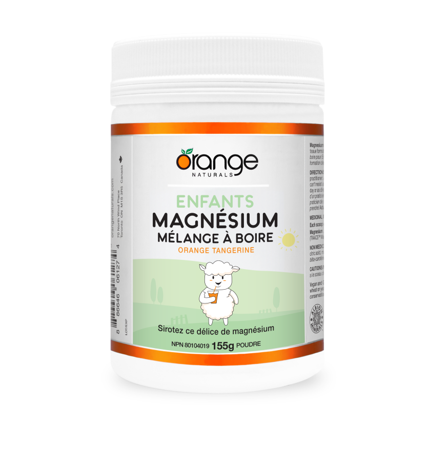 Enfants magnésium mélange à boire - orange tangerine