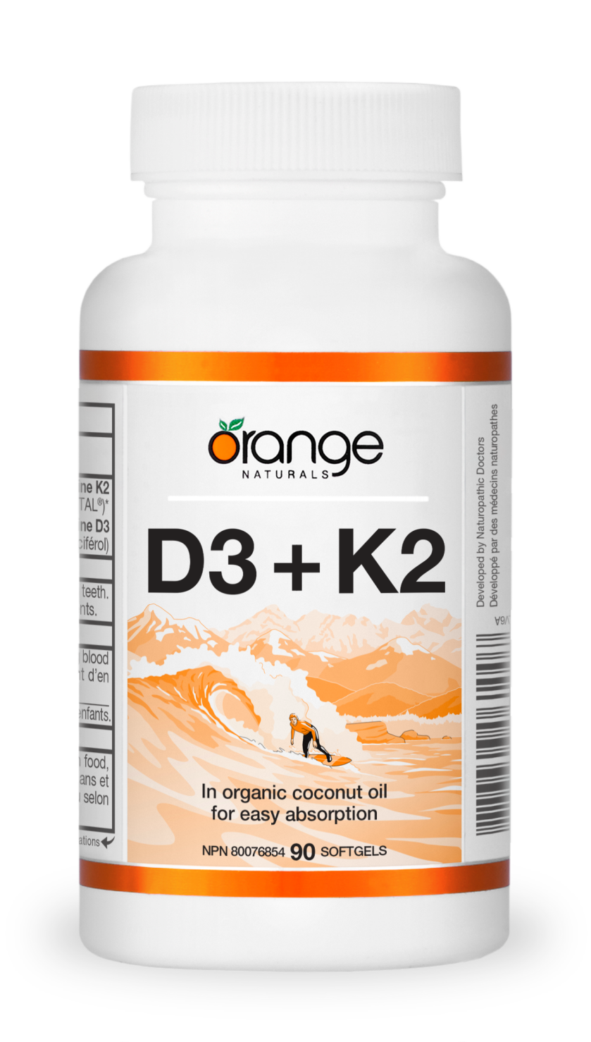 D3 + K2 Softgels - organic coconut oil