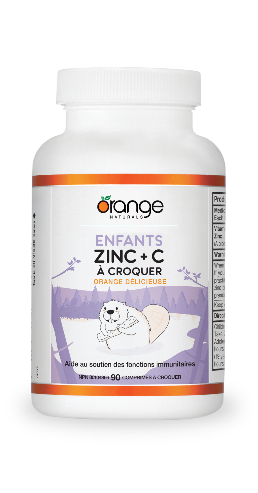 Enfants zinc + C à croquer - orange délicieuse