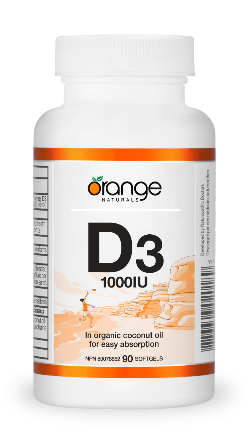 D3 Softgels - organic coconut oil