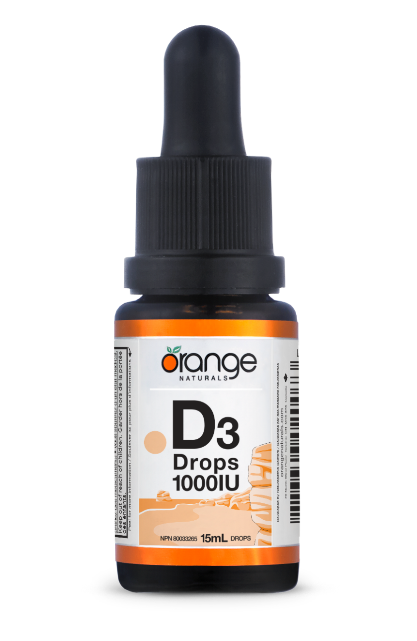 D3 Drops 1000IU orange flavour MCT